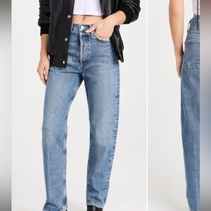 Agolde 90s Mid Rise Straight Jeans.